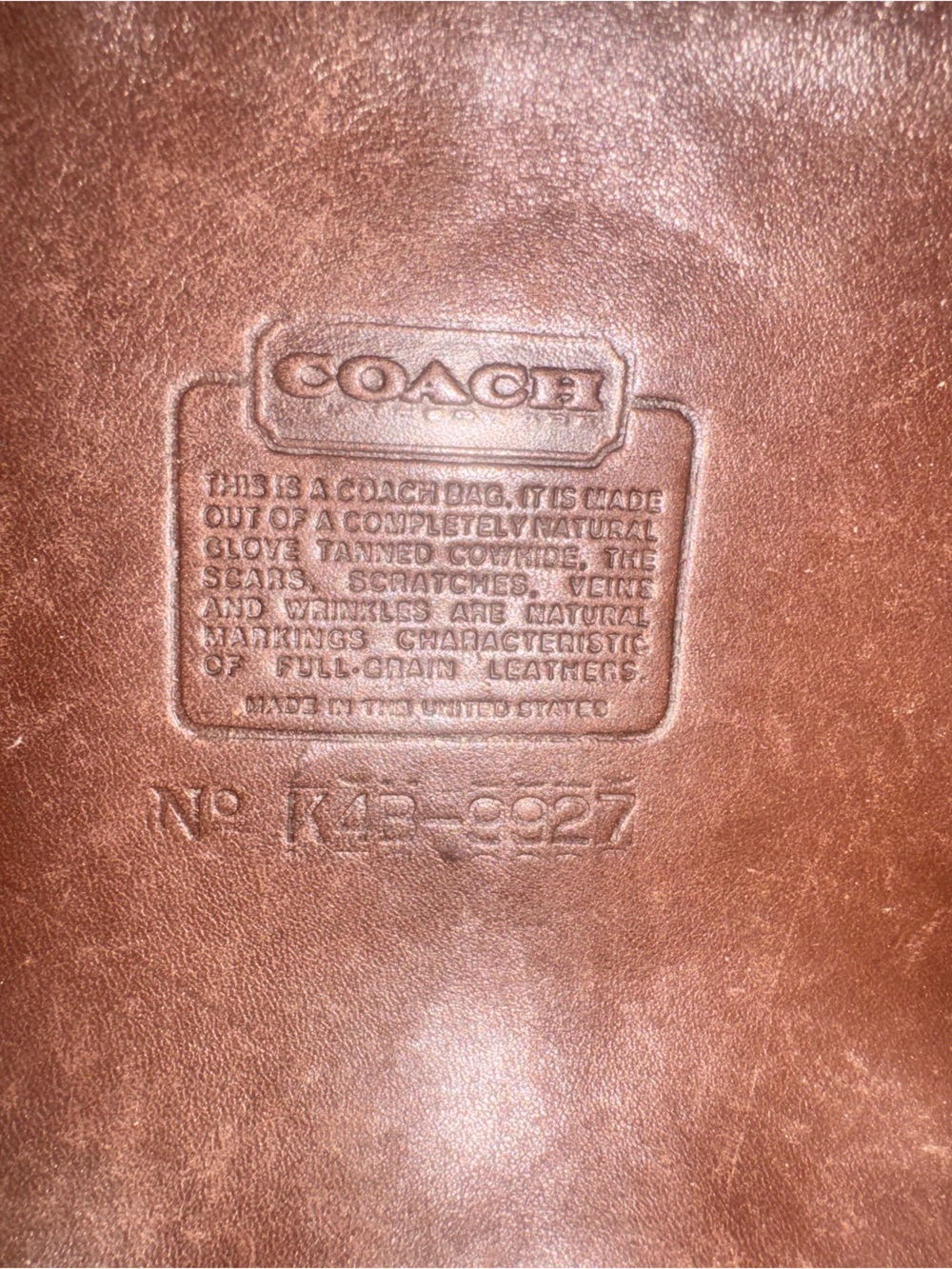 Vintage Coach Willis bag USA made 9927 dark brown crossbody - Picture 7 of 7